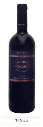 Vino rosso U NICU Nero d'Avola Miceli IGT - Lt.0,75